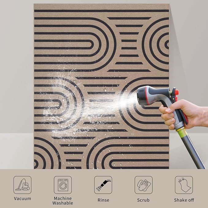 Tangsoo Modern Easy Jute Rug 2x4 Rug - Image 4