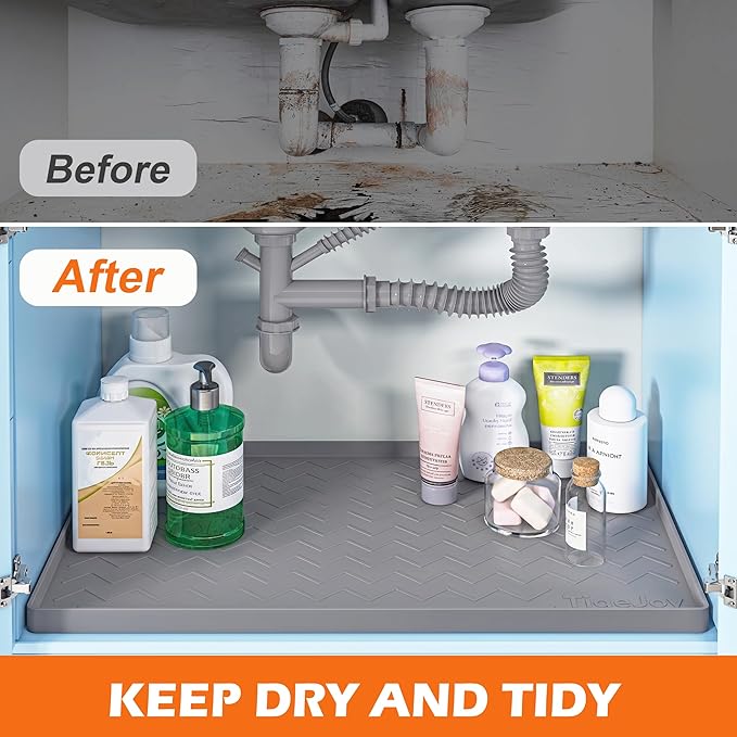 TigeJoy 19" x 19" Under Sink Mats - Image 5