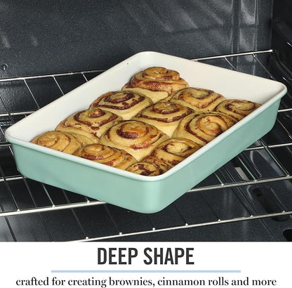 Martha Stewart Gallen 13 x 9 Inch Rectangular Nonstick Carbon Steel Cake and - Image 6