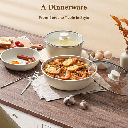 SODAY 15Pcs Pots and Pans Set Non Stick, Cookware Sets - Image 7