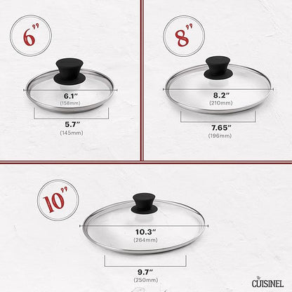 Cuisinel Cast Iron Skillet Set - Image 5