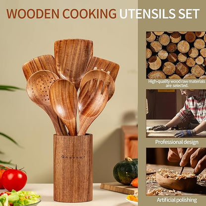 Wooden Spoons for Cooking - Image 7
