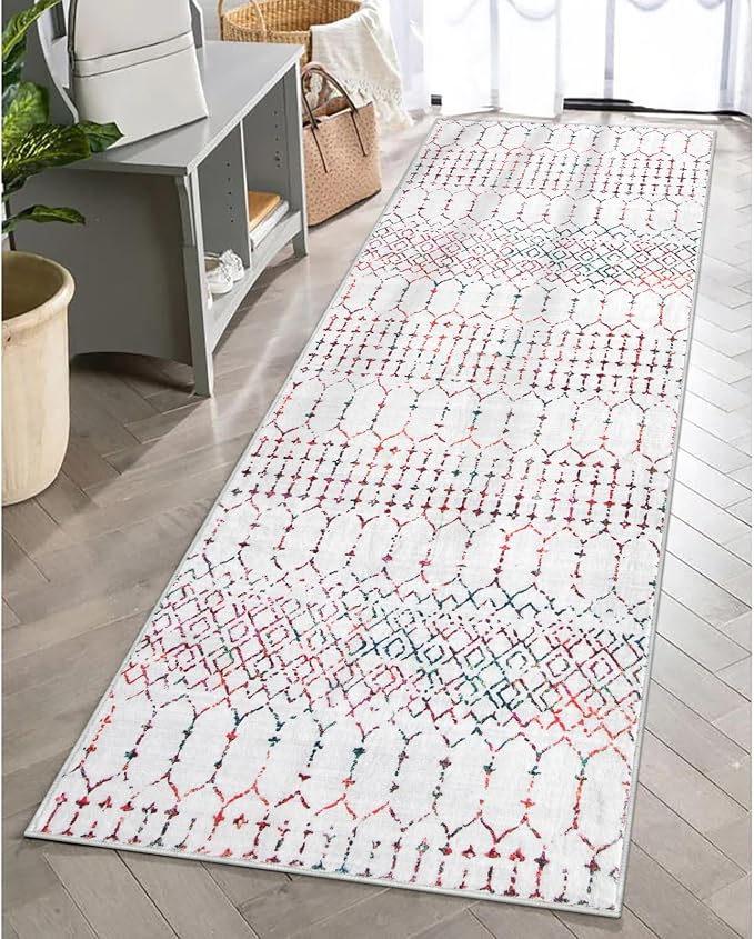 Lahome Moroccan Long Kitchen Rugs Runners 2x8 Rug Runners by Lahome