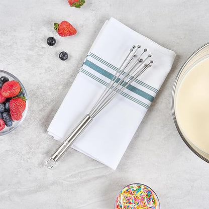 Restaurantware 10.5 in Stainless Steel Ball Whisk - Image 10
