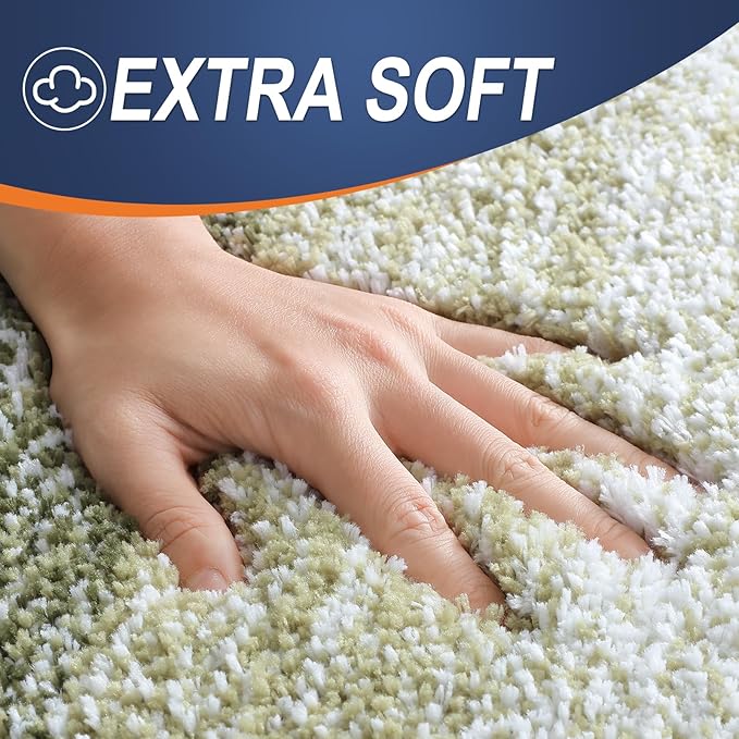 OLANLY Large Bathroom Rugs Mat 50x30, Extra Soft Absorbent Microfiber Bath Rugs - Image 3