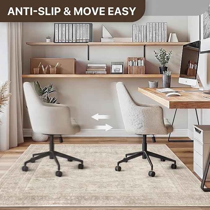 36"x48" Office Chair Mat for Hardwood Tile Floor, Under Desk Carpet Protector - Image 4
