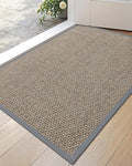 DEXI Ultra Thin Entryway Indoor Door Mat 24x36, Non Slip Rubber Backing Inside by DEXI