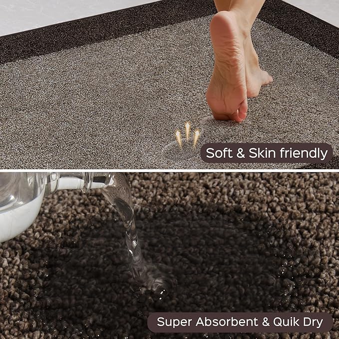 Machine Washable Kitchen Rug 24" x 84", Non Slip Kitchen Mat - Image 2