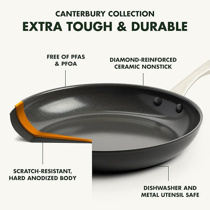 GreenPan Canterbury Hard Anodized Healthy Ceramic Nonstick, 10 Piece Cookware - Image 3