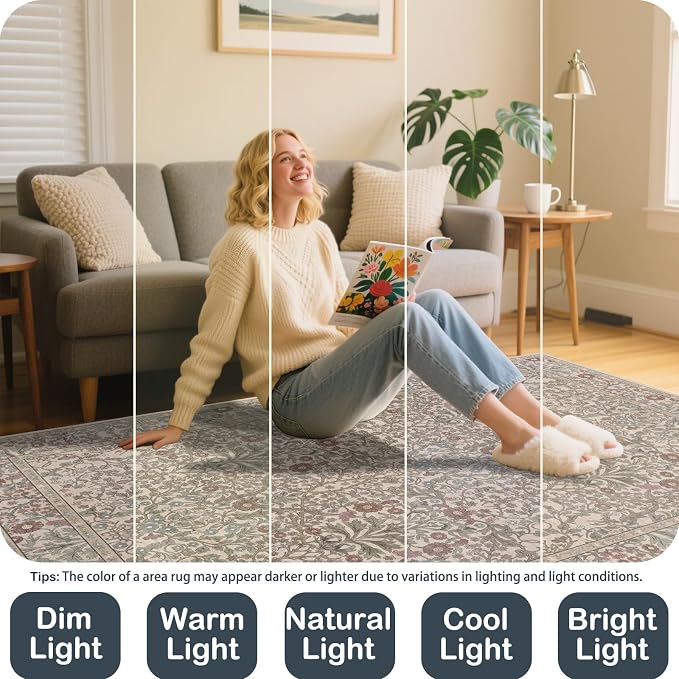 Washable 2'6" x 10' Runners for Hallways, Non Slip Long Floor Runner for Kitchen - Image 4