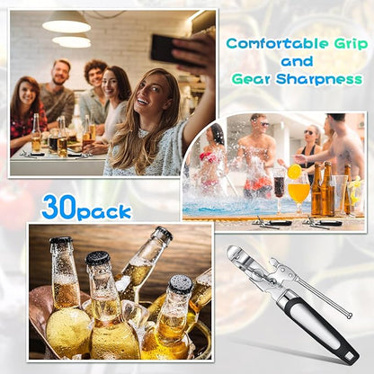 Gisafai 30 Pcs Can Opener Manual Bulk Smooth Edge - Image 3
