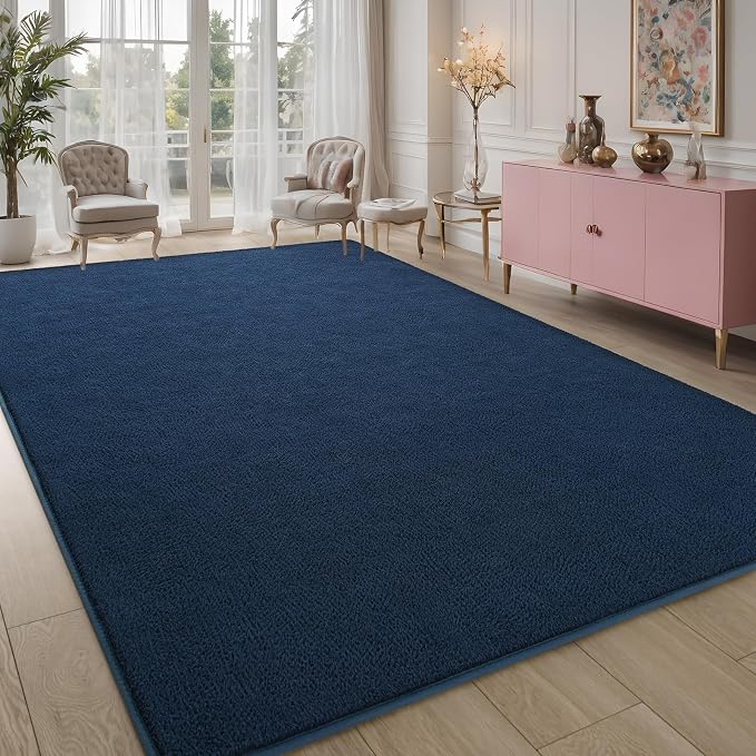 Pettop 4x6 ft Navy Blue Area Rugs - Image 7