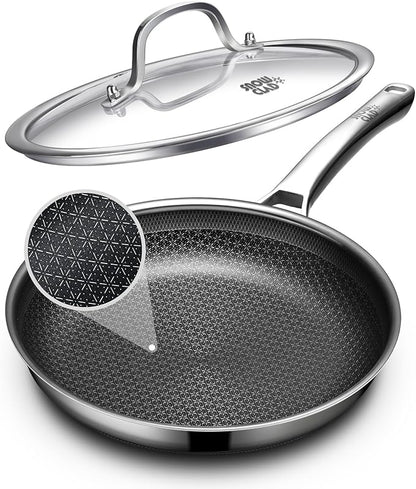 OATOFP Non Stick Frying Pans 12 inch, Hybrid Improved Version Frying Pans by UltimateCookwareDestination