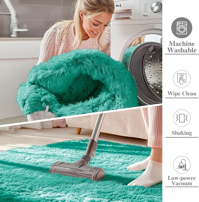 OLANLY 5x7 Machine Washable Large Area Rugs - Image 2