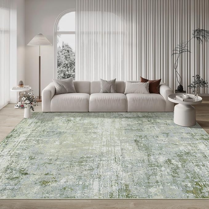 10x14 Area Rugs Large Living Room Rug Washable: Modern Abstract Rug Indoor - Image 9