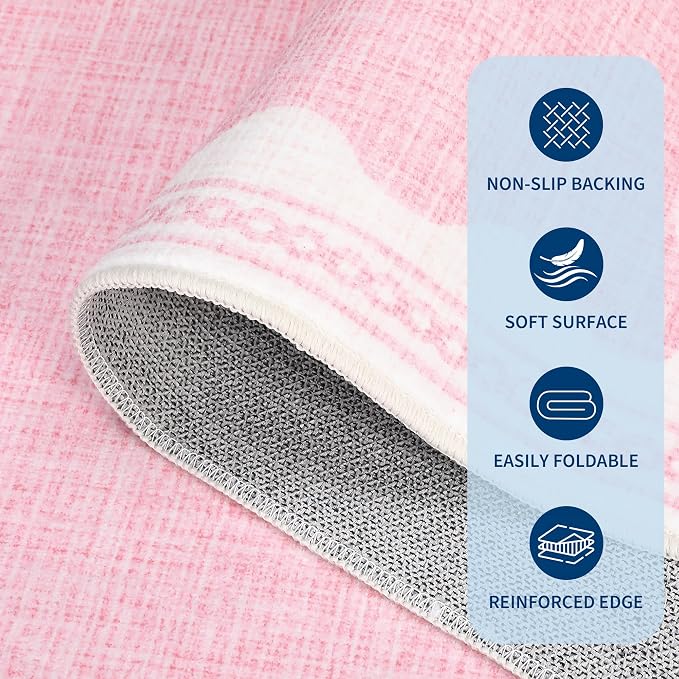 GarveeHome 4x6 Rug Non-Slip Washable Low-Pile Carpet - Image 6