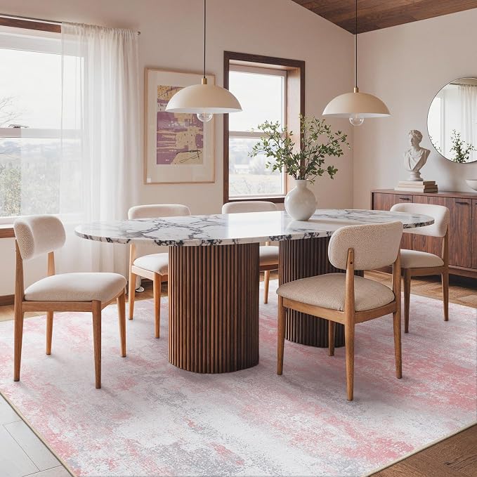 BEIMO Area Rugs 6x9 for Living Room Bedroom, Modern Abstract Machine Washable - Image 3