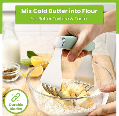 Spring Chef XL Stainless Steel Pastry Cutter Tool - Image 6
