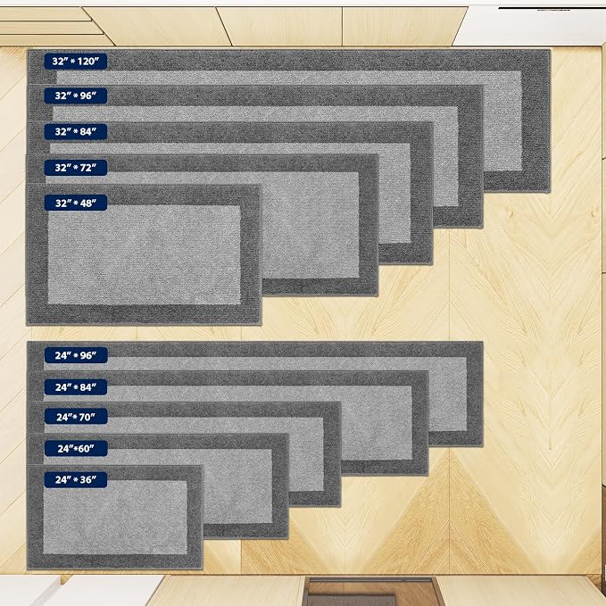Machine Washable Kitchen Rug 32" x 72", Non Slip Indoor Door Rug, Absorbent - Image 7