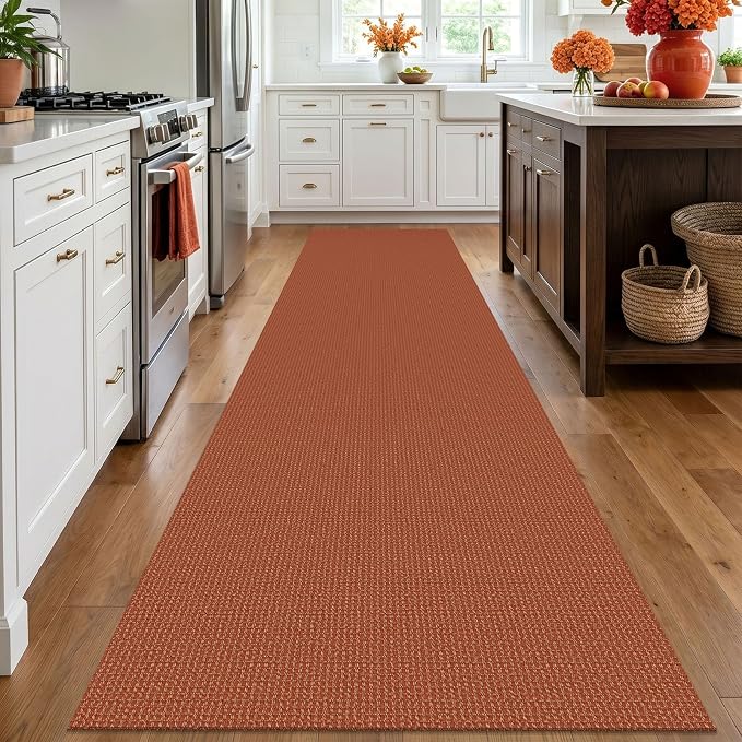 IOHOUZE Washable Runner Rug 3x12 Non Slip Rubber Backed Extra Long Hallway - Image 2