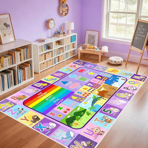 ABC Rug, 4.5 x 6 Feet by OGPJKEQR