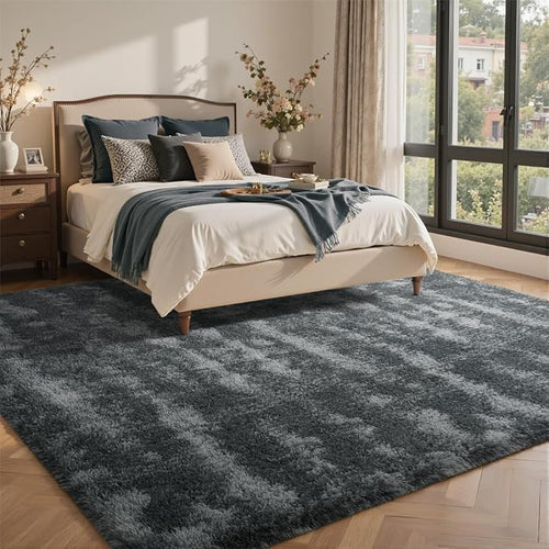 8x10 Ft Extra Large Shag Rugs for Living Room, Tie Dyed Ultra Soft Fluffy Furry - Image 2