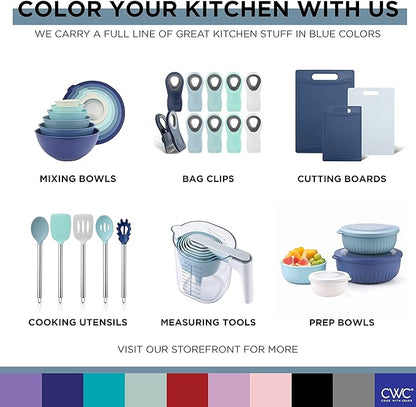 COOK WITH COLOR Silicone Cooking Utensils, Kitchen Utensil Set, Cooking Utensils - Image 8