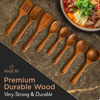 10-Piece Wooden Utensil Set - Image 3