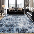 Rugflix 7x9 Area Rugs for Living Room, Washable Large Rug Stain-Resistant Low by RugflixAreaRugs