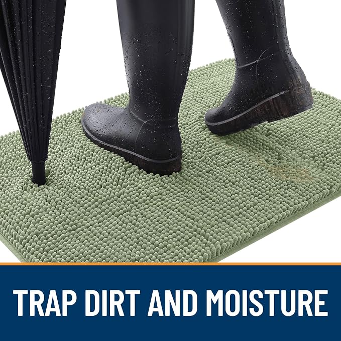 OLANLY Dog Door Mat for Muddy Paws 70x24, Absorbs Moisture and Dirt, Absorbent - Image 2