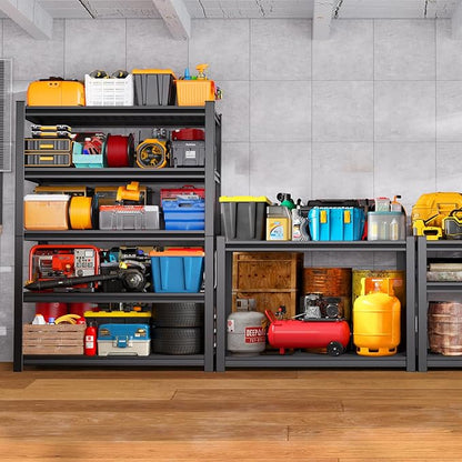 Garage Shelving-3000 lbs 5 Tier Storage Shelves, Adjustable Heavy Duty Metal - Image 2