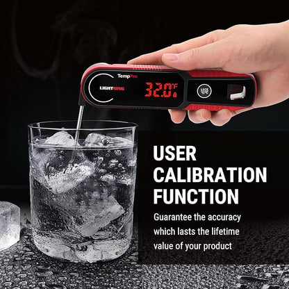 TempPro Lightning 1-Sec Instant Read Meat Thermometer, Kitchen Food Thermometer - Image 8