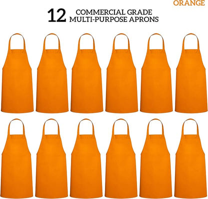 GREEN LIFESTYLE 12 Pack Professional Chef Apron – Grilling Aprons - Image 3