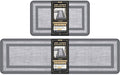 Mattitude Kitchen Mats Set of 2 Cushioned Rugs 0.47 inch Thick Anti-Fatigue Mats by Mattitude