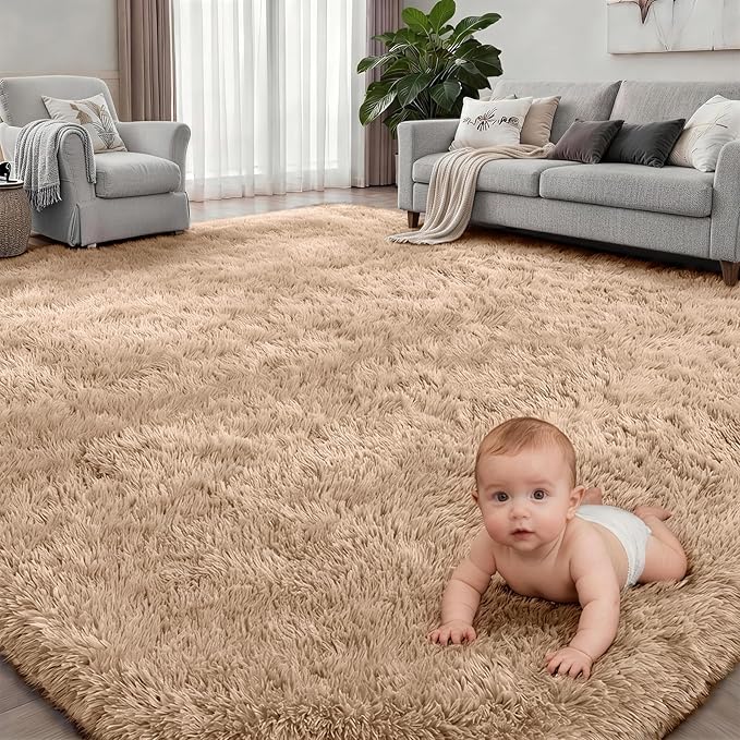 6x9 Area Rugs for Living Room Bedroom: Ultra Soft Fluffy Shag Rug Upgrade - Image 2