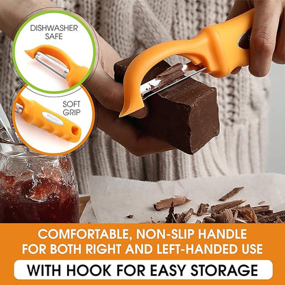 Spring Chef Premium Swivel Vegetable Peeler, Soft Grip Handle and Ultra Sharp - Image 6