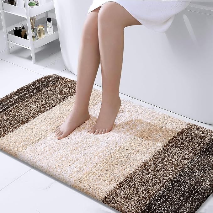 OLANLY Bathroom Runner Rugs Mat 44x24, Extra Soft Absorbent Microfiber Bath Rugs by OLANLY
