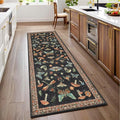 Mushroom 2x6 Runner Rug for Hallway Washable Kitchen Rugs Non Slip Low-Pile by ROYHOME