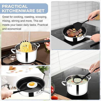 TeamFar 8 PCS Silicone Cooking Utensils - Image 4