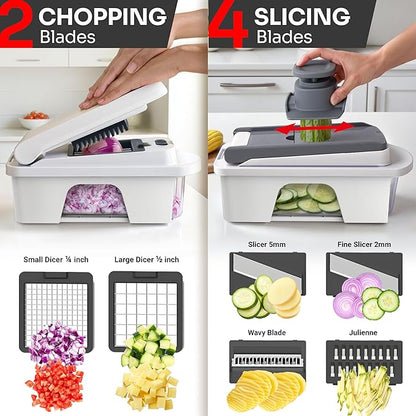 Mueller Pro-Series All-in-One, 12 Blade Mandoline Slicer - Image 4
