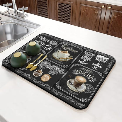 Absorbent Coffee Bar Mat - Image 4