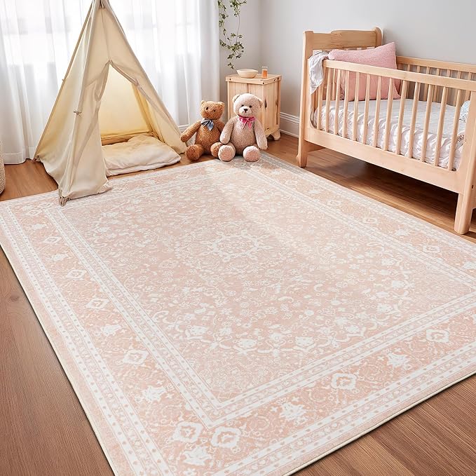 Lessymo 8 x 10 Area Rugs for Living Room, Machine Washable Area Rugs Boho Faux - Image 3