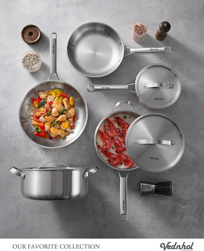 Stainless Steel Frying Pan Set - Image 6