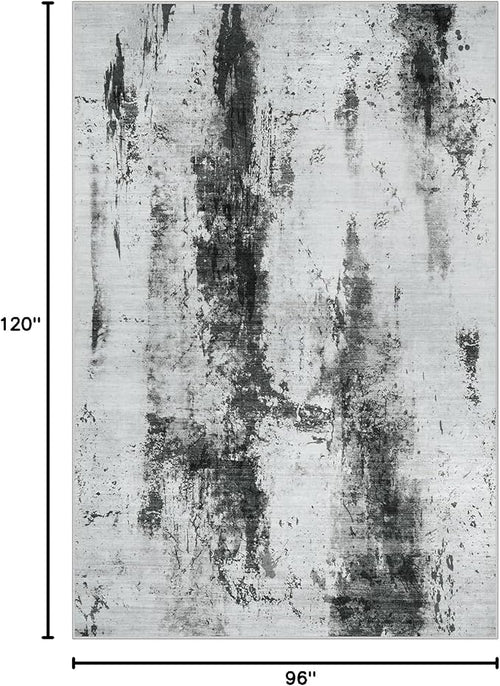 8x10 Area Rugs Washable Rug: Modern Abstract Living Room Rug Soft Anti-Skid - Image 2
