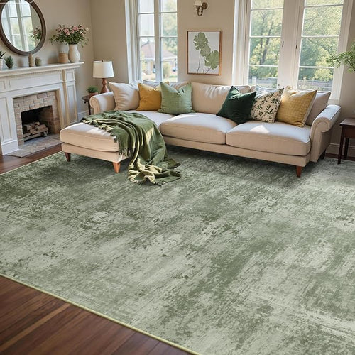8x10 Ft Large Area Rugs for Living Room, Soft Non-Slip Washable Rugs Modern by Cuzwlovita
