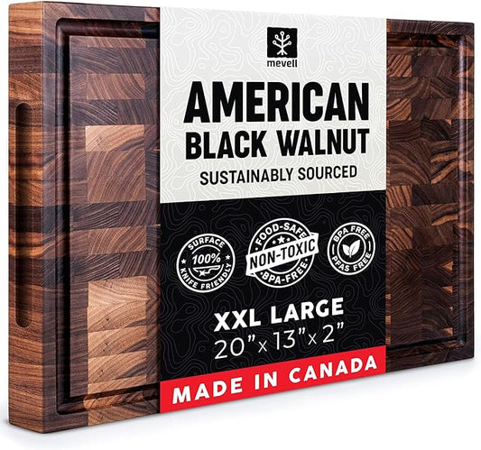 Mevell Walnut End Grain Cutting Board by Mevell