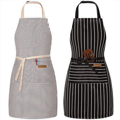 BeLuyi 2 Pack Adjustable Bib Apron by BELUYI