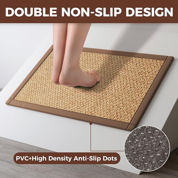 YDKGL Kitchen Rugs Mat Non Slip Washable, 0.4" Thick Anti Fatigue Cushioned - Image 5