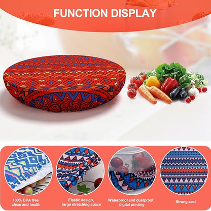 10Pcs Reusable Bowl Covers in 5 Sizes - Image 3