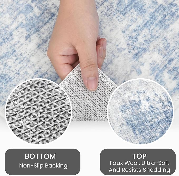 IOHOUZE Abstract Area Rugs 5x7 Ft Washable Rugs - Image 5